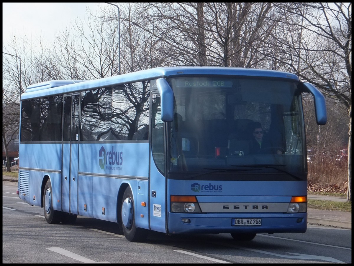Setra 315 GT von Regionalbus Rostock in Rostock.