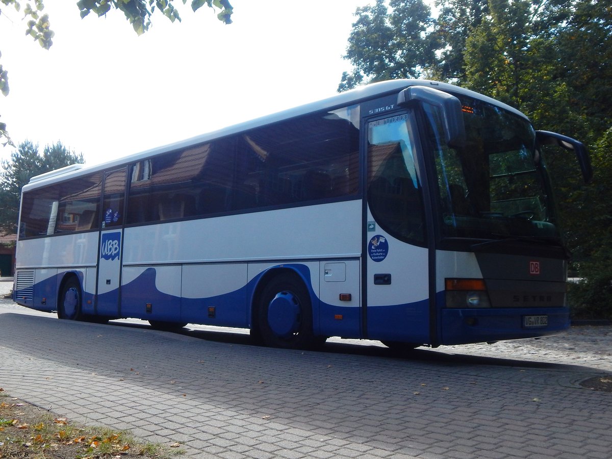 Setra 315 GT von der Usedomer Bäderbahn in Heringsdorf.
