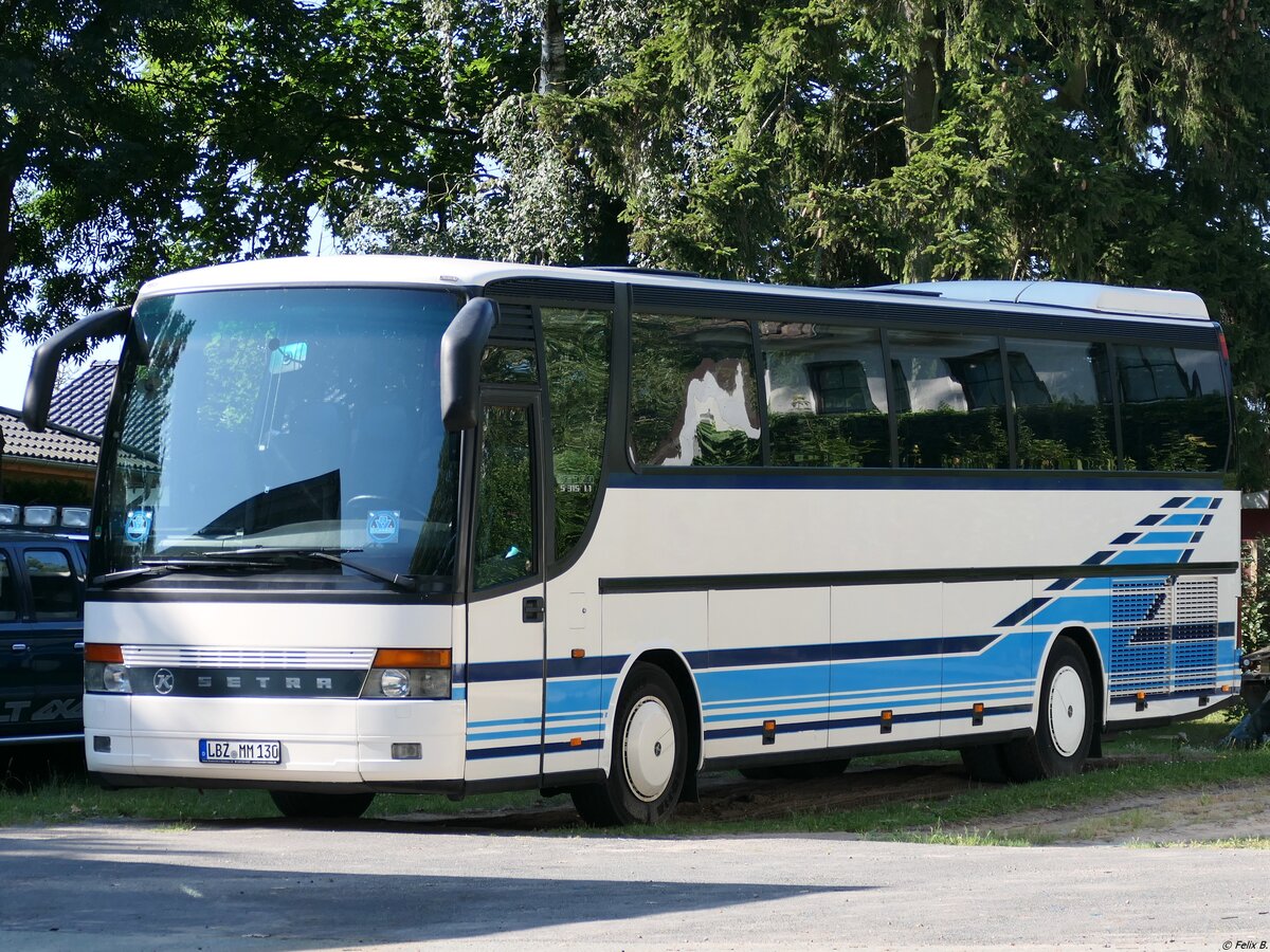 Setra 315 HD von Plauer Busbetrieb M. Maa� aus Deutschland (ex Schary, exex Richter) in Quetzin.
