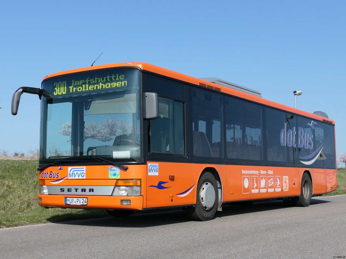 Setra 315 NF der MVVG in Trollenhagen.