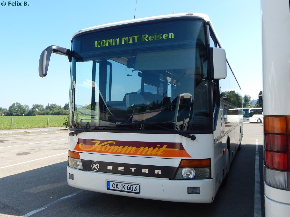 Setra 315 UL von Komm mit Reisen aus Deutschland in Ofterschwang.