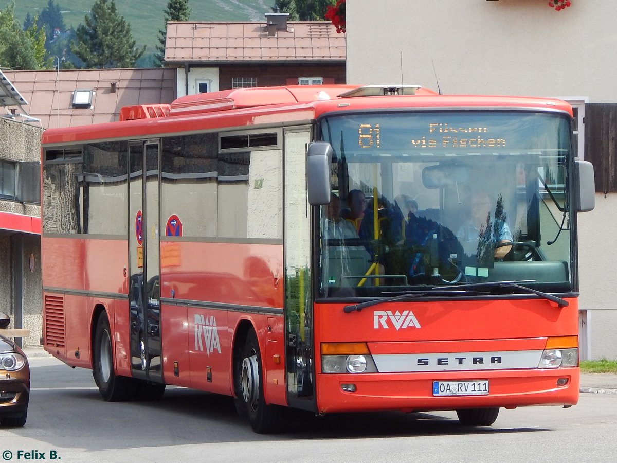 Setra 315 UL von Regionalverkehr Allgäu in Oberstdorf.