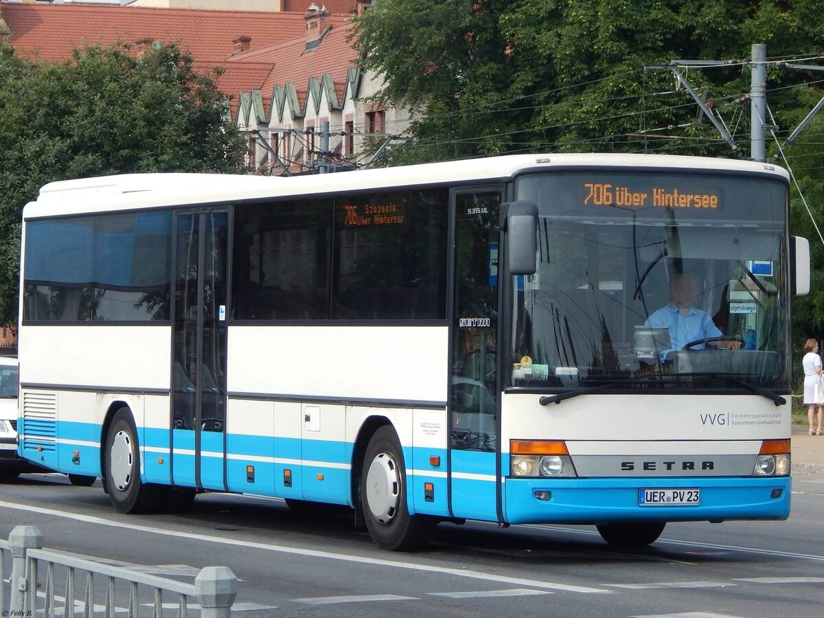 Setra 315 UL der VVG in Stettin.