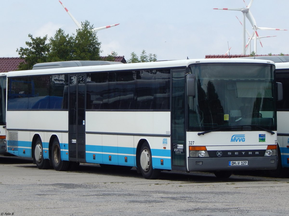 Setra 319 UL der MVVG in Altentreptow.