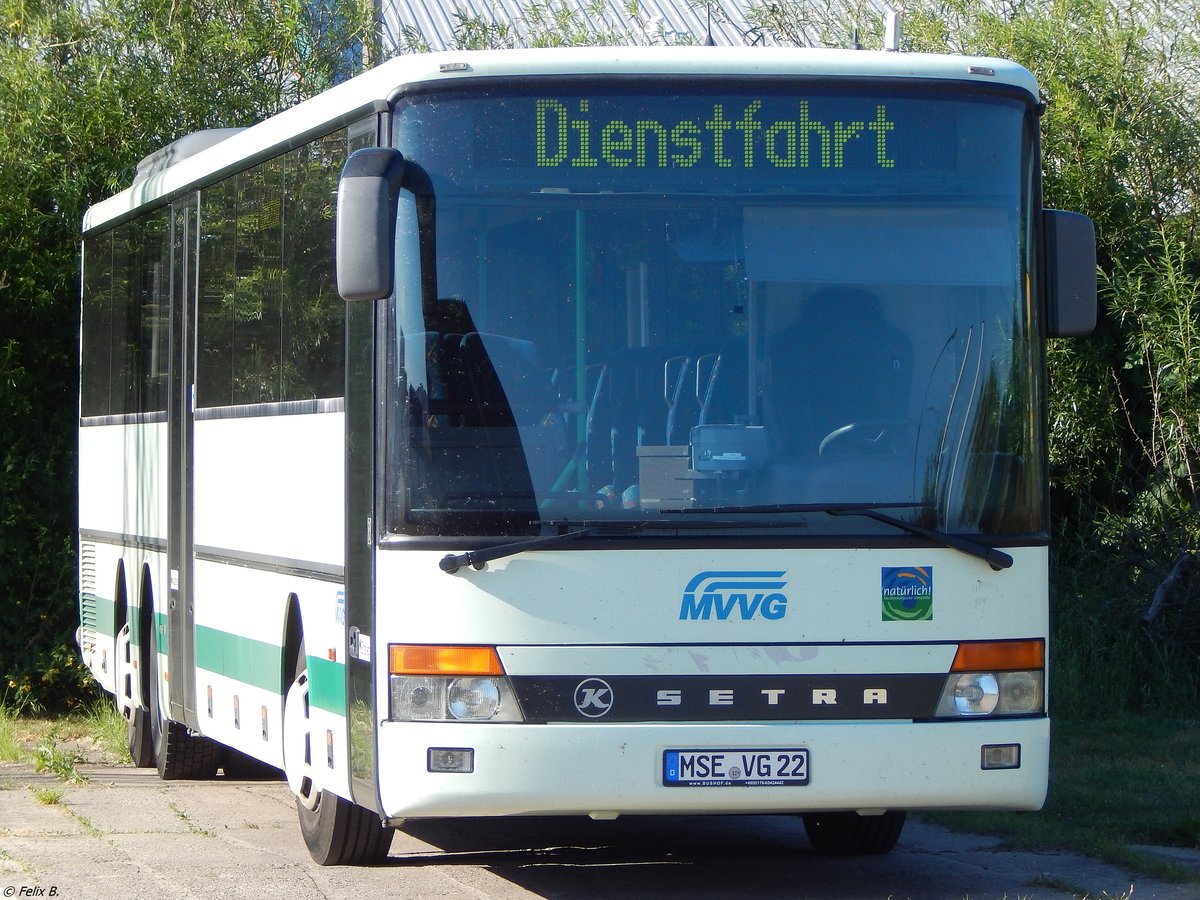 Setra 319 UL der MVVG (ex Nahverkehr GmbH Elbe-Elster/EE-N 231) in Neubrandenburg.