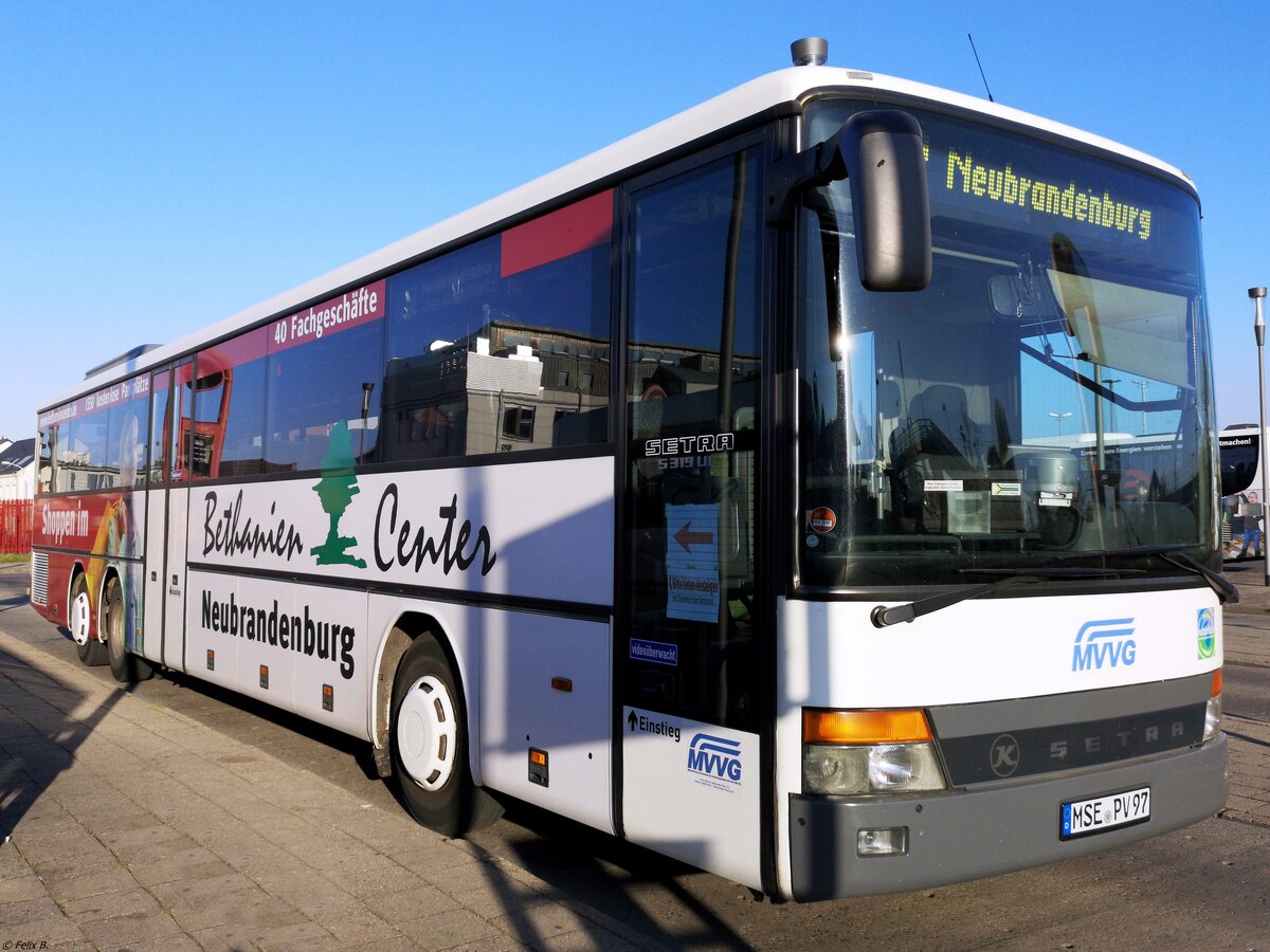 Setra 319 UL der MVVG in Neubrandenburg.
