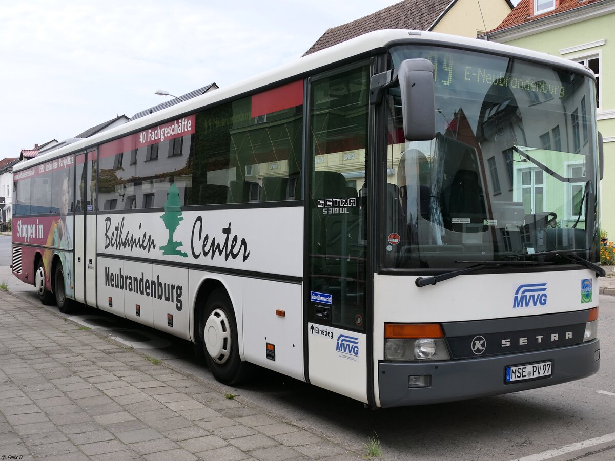 Setra 319 UL der MVVG in Neubrandenburg.