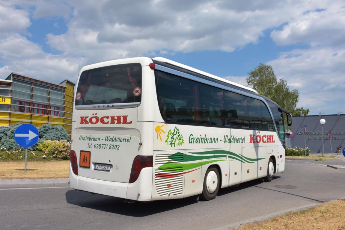 Setra 411 HD von Kchl Reisen aus sterreich 06/2017 in Krems.