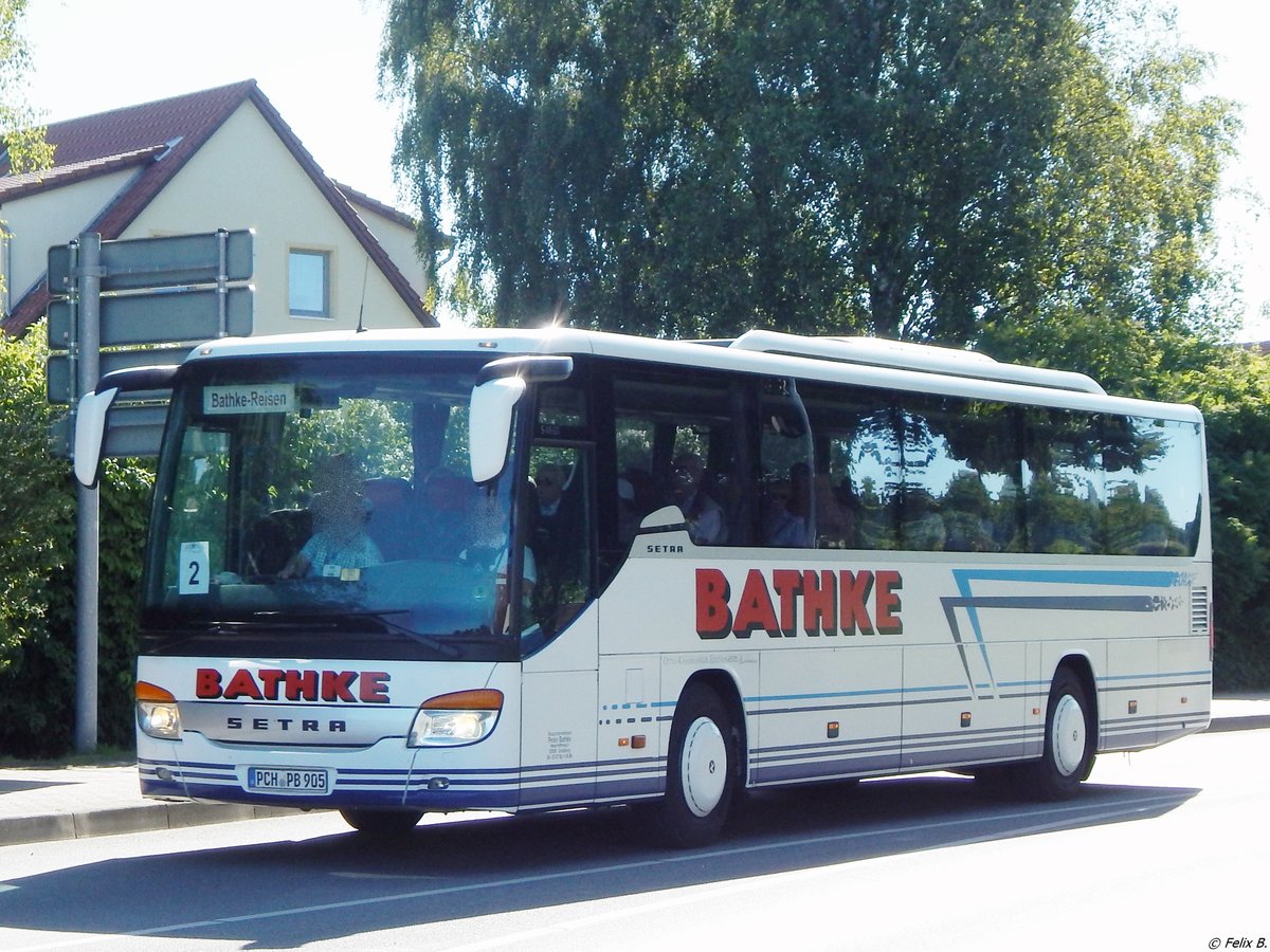 Setra 415 GT von Bathke aus Deutschland in Lietzow. 