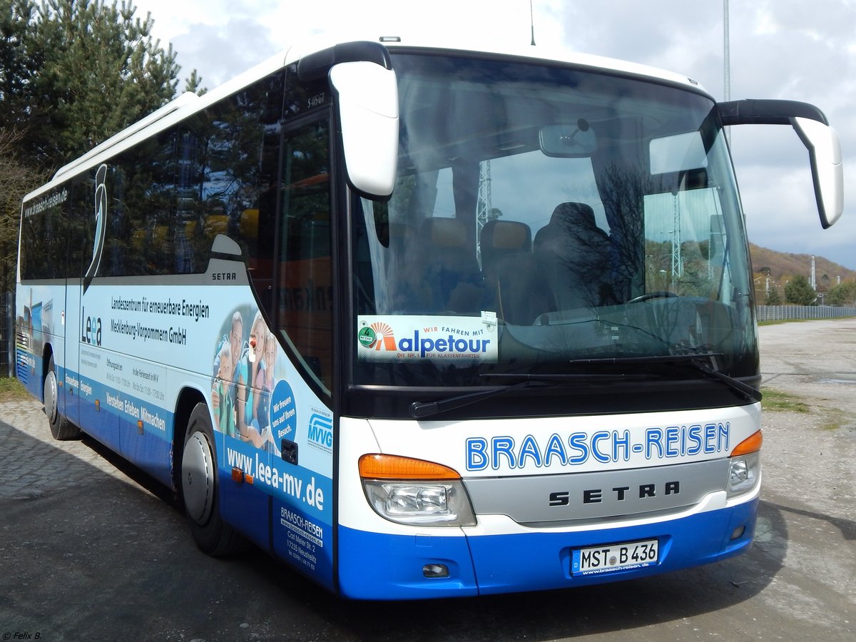 Setra 415 GT von Braasch Reisen aus Deutschland in Binz.