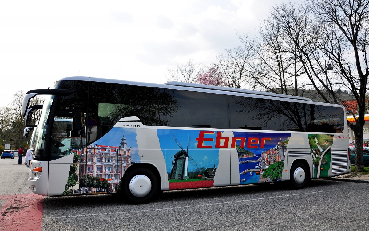 Setra 415 GT-HD von Ebner Reisen aus sterreich am 11.4.2015 in Krems.