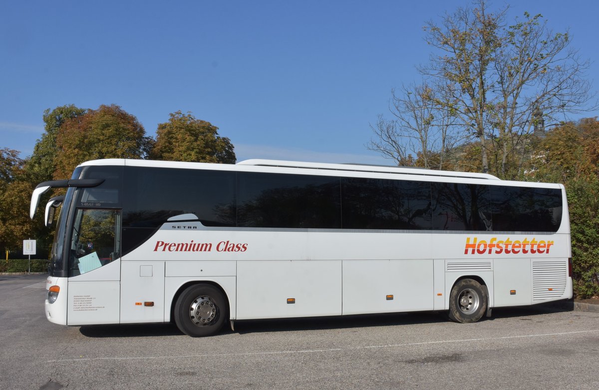 Setra 415 GT- HD von Hofstetter Reisen aus der BRD 2017 in Krems.