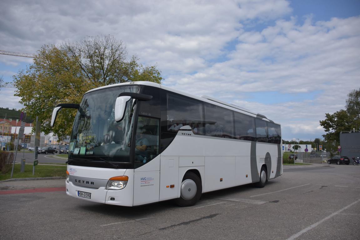 Setra 415 GT-HD von HVG Reisen aus der BRD 2017 in Krems.