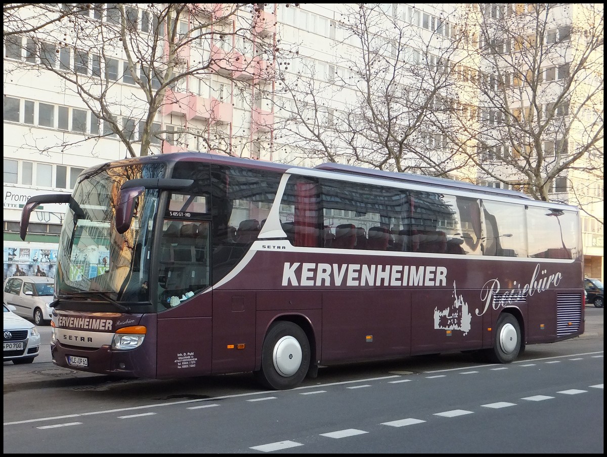 Setra 415 GT-HD von Kervenheimer aus Deutschland in Berlin.