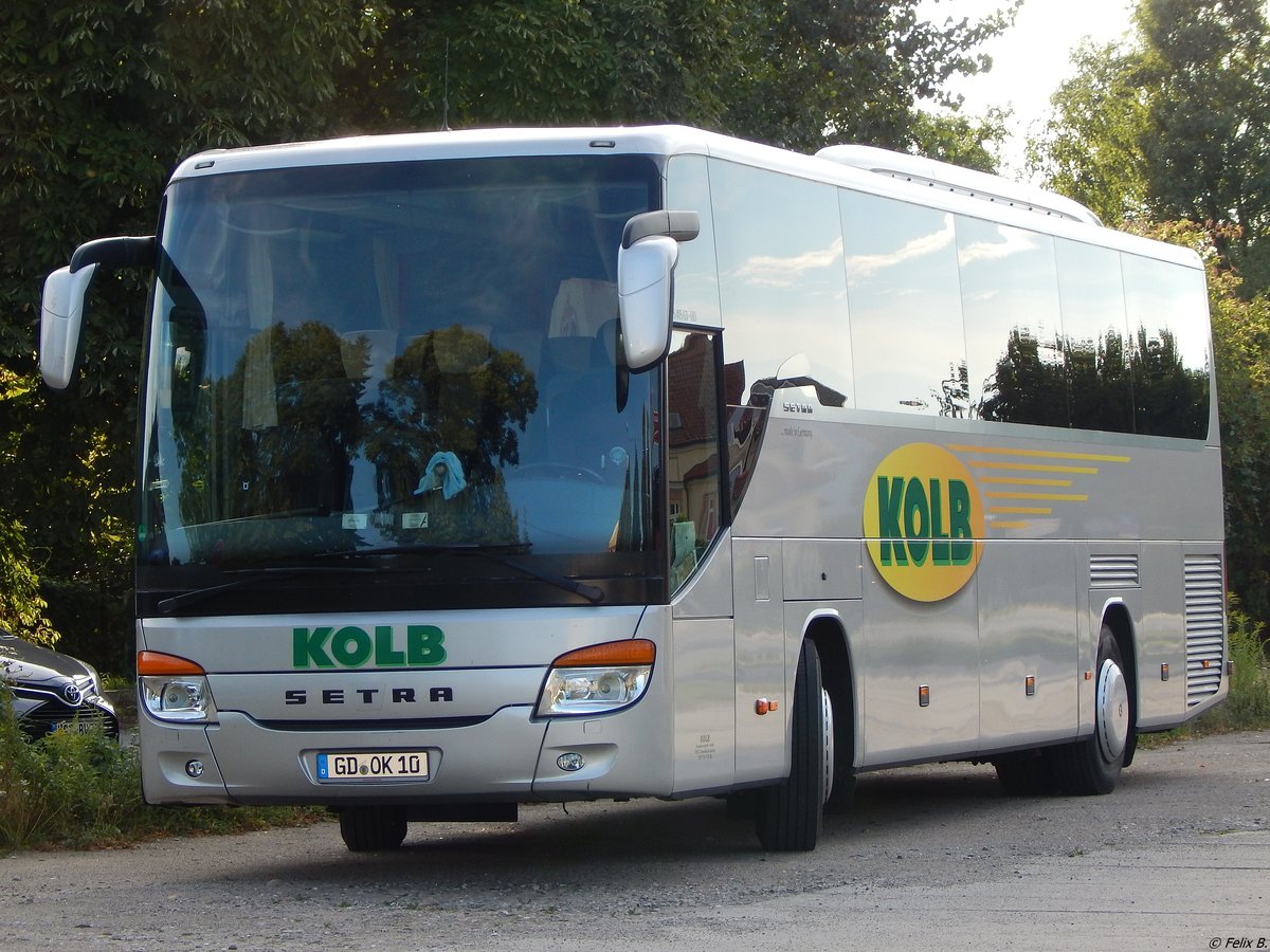 Setra 415 GT-HD von Kolb aus Deutschland in Neubrandenburg.