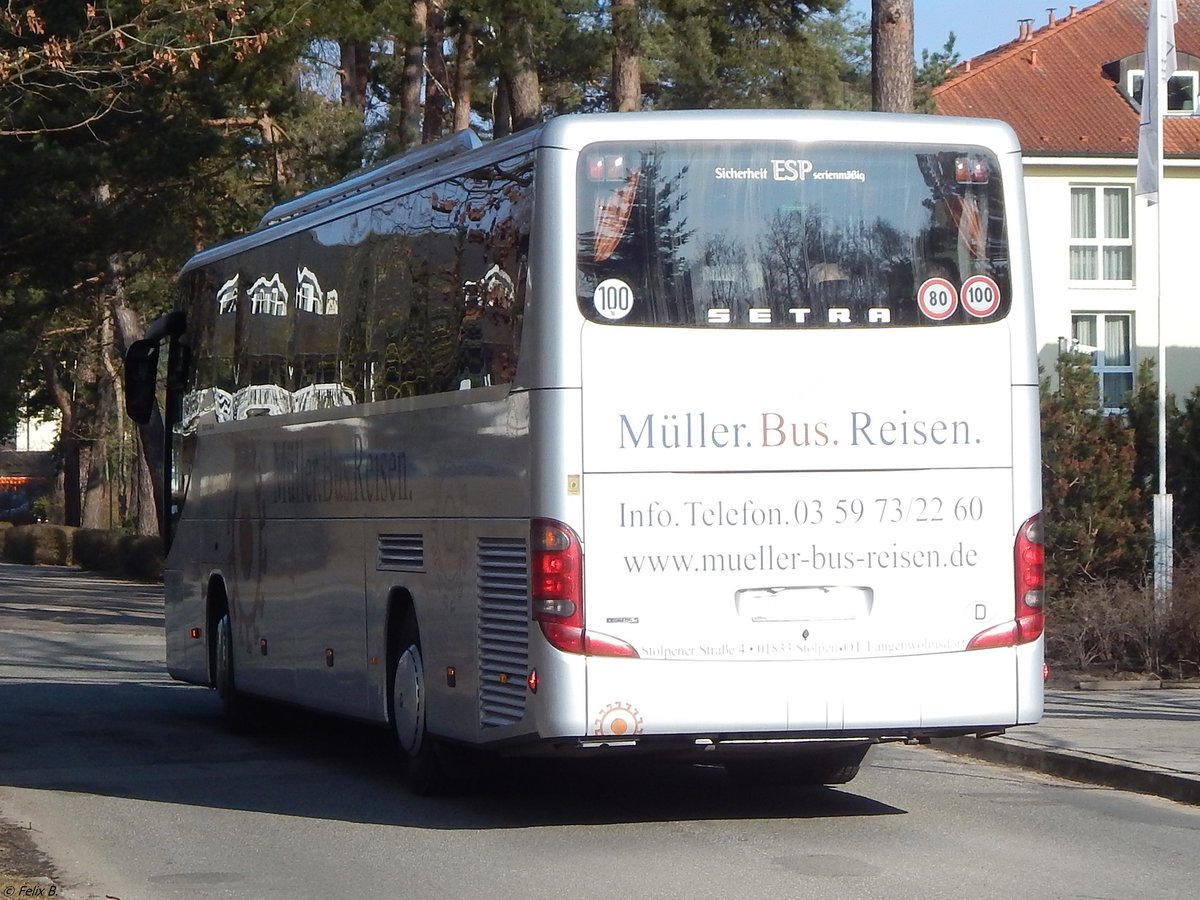 Setra 415 GT-HD von Müller Busreisen aus Deutschland in Binz. 