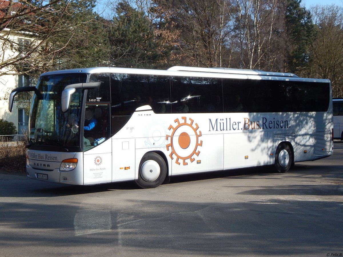 Setra 415 GT-HD von Müller Busreisen aus Deutschland in Binz. 