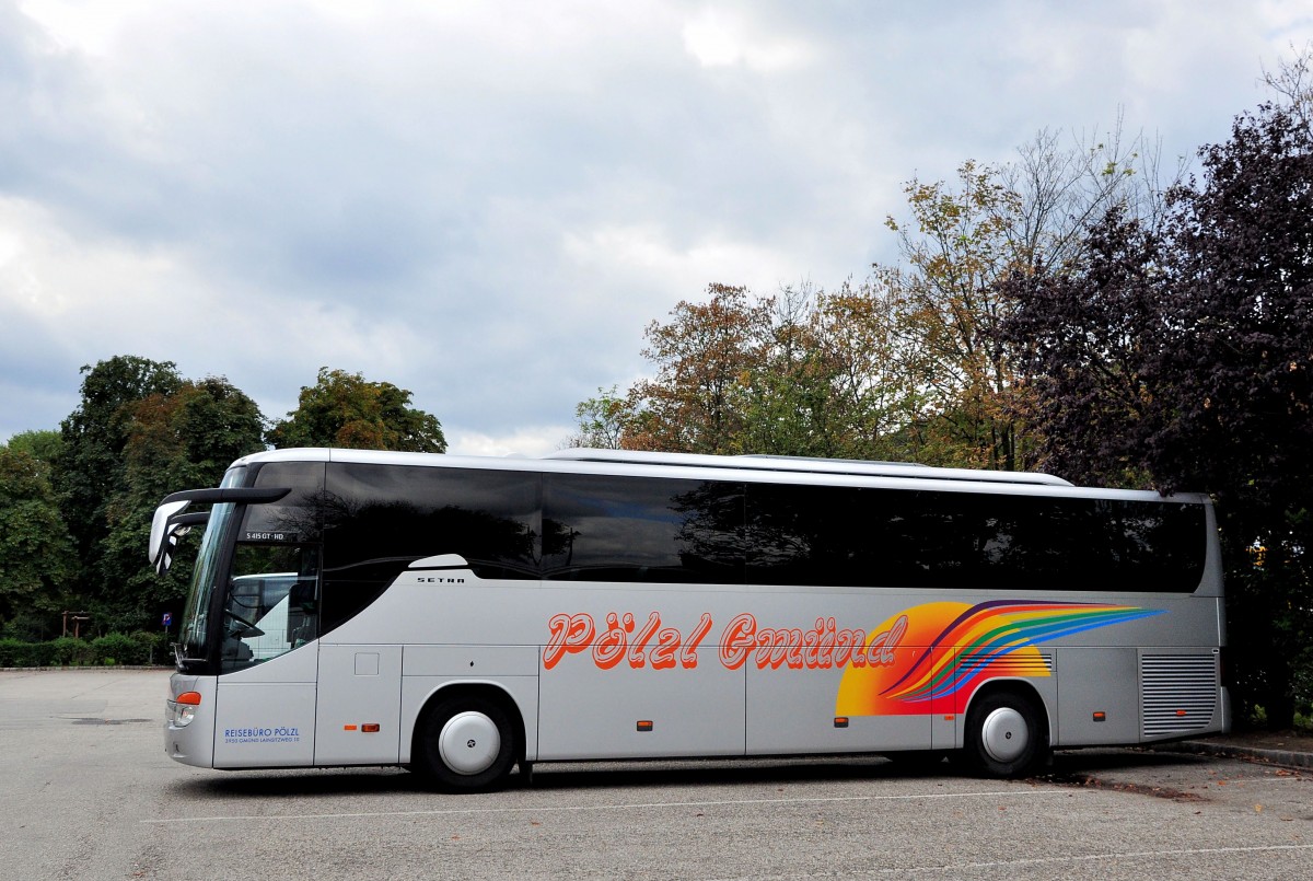 SETRA 415 GT- HD von PLZL Reisen/sterreich im Herbst 2013 in Krems.