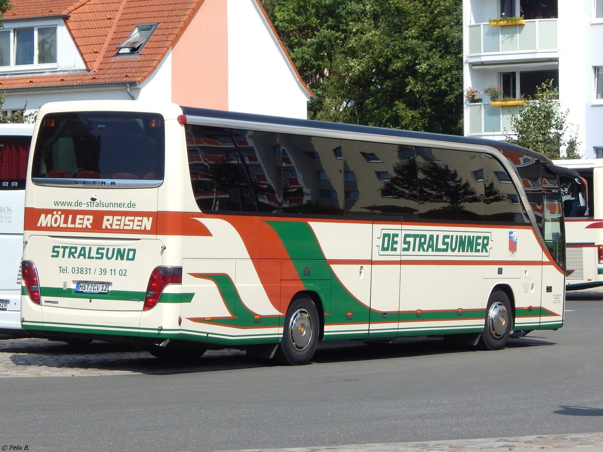 Setra 415 HD von De Stralsunner aus Deutschland in Binz.