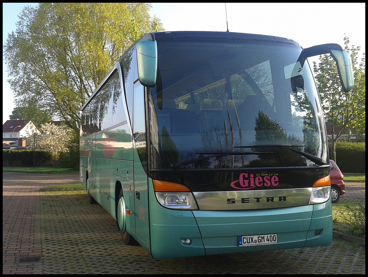 Setra 415 HD von Giese aus Deutschland in Bergen.