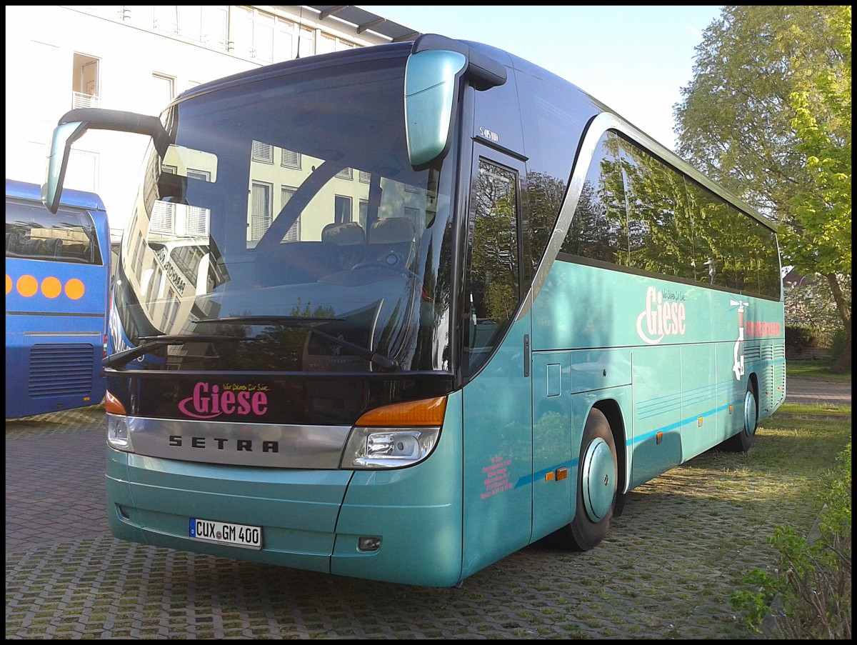 Setra 415 HD von Giese aus Deutschland in Bergen.