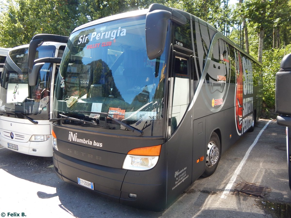Setra 415 HD von Ini Umbria Bus aus Italien in Hohenschwangau.