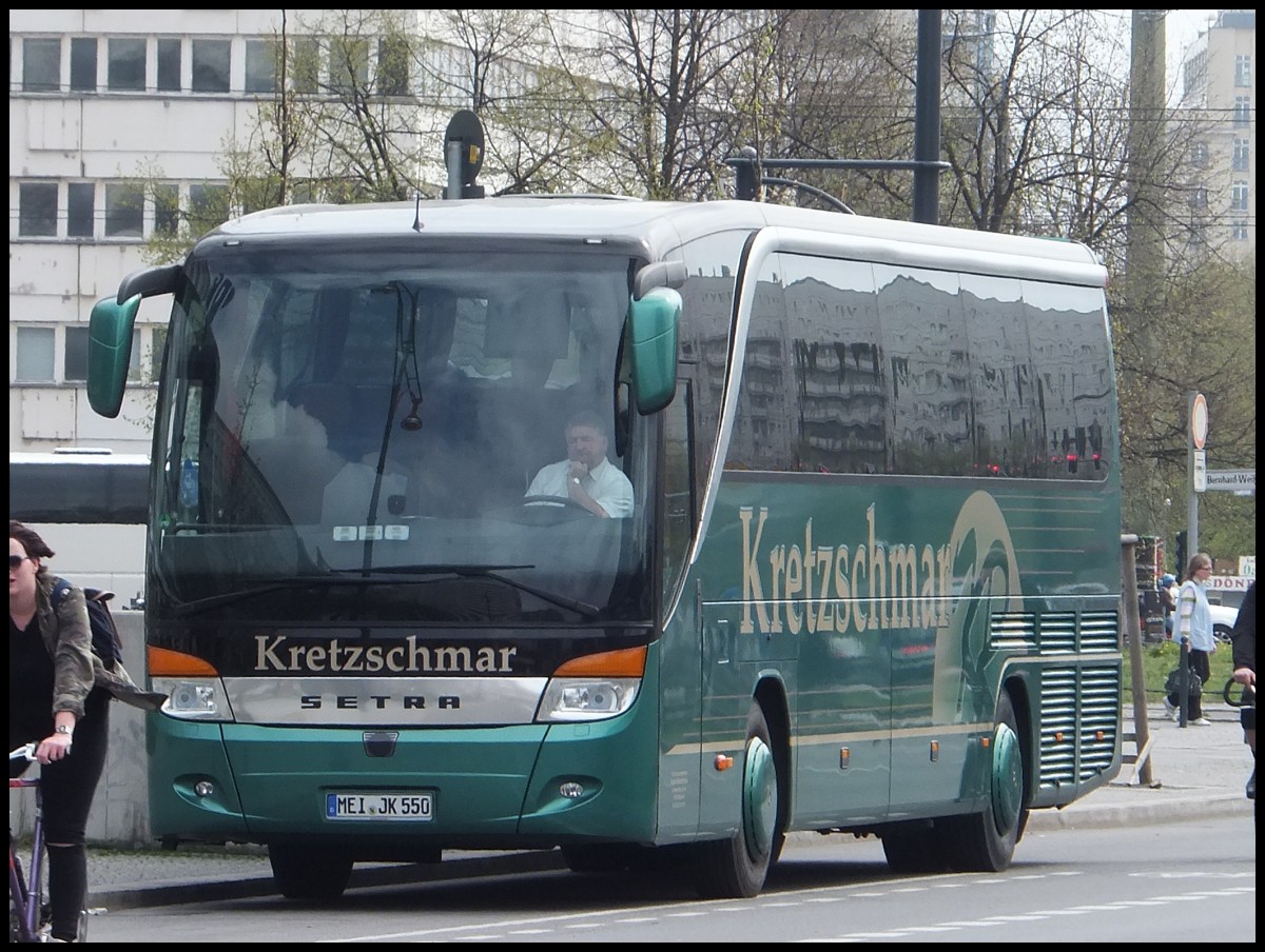 Setra 415 HD von Kretzschmar Reisen aus Deutschland in Berlin.