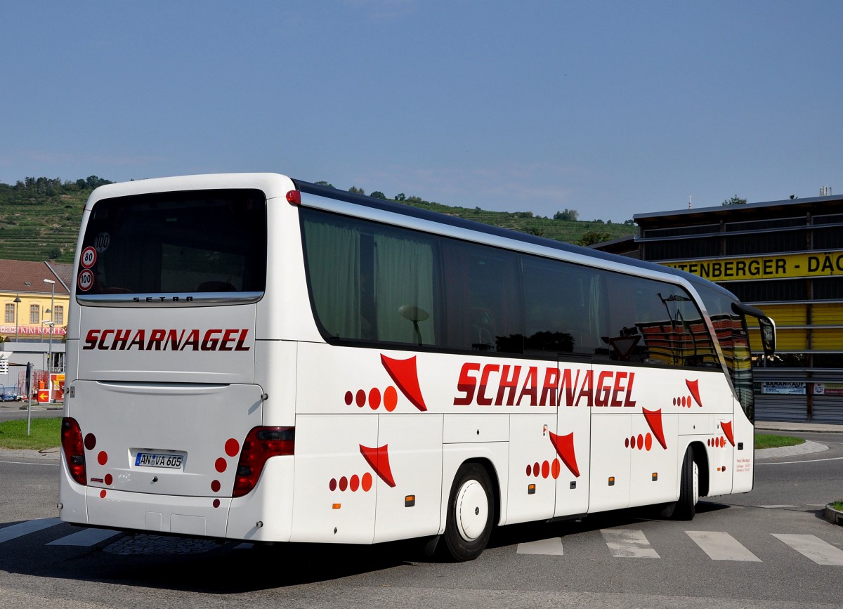SETRA 415 HD von SCHARNAGEL aus Deutschland im August 2013 in Krems.