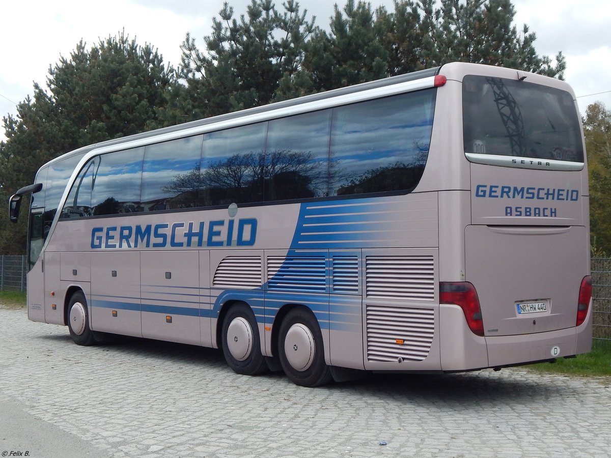 Setra 415 HDH von Germscheid aus Deutschland in Binz.