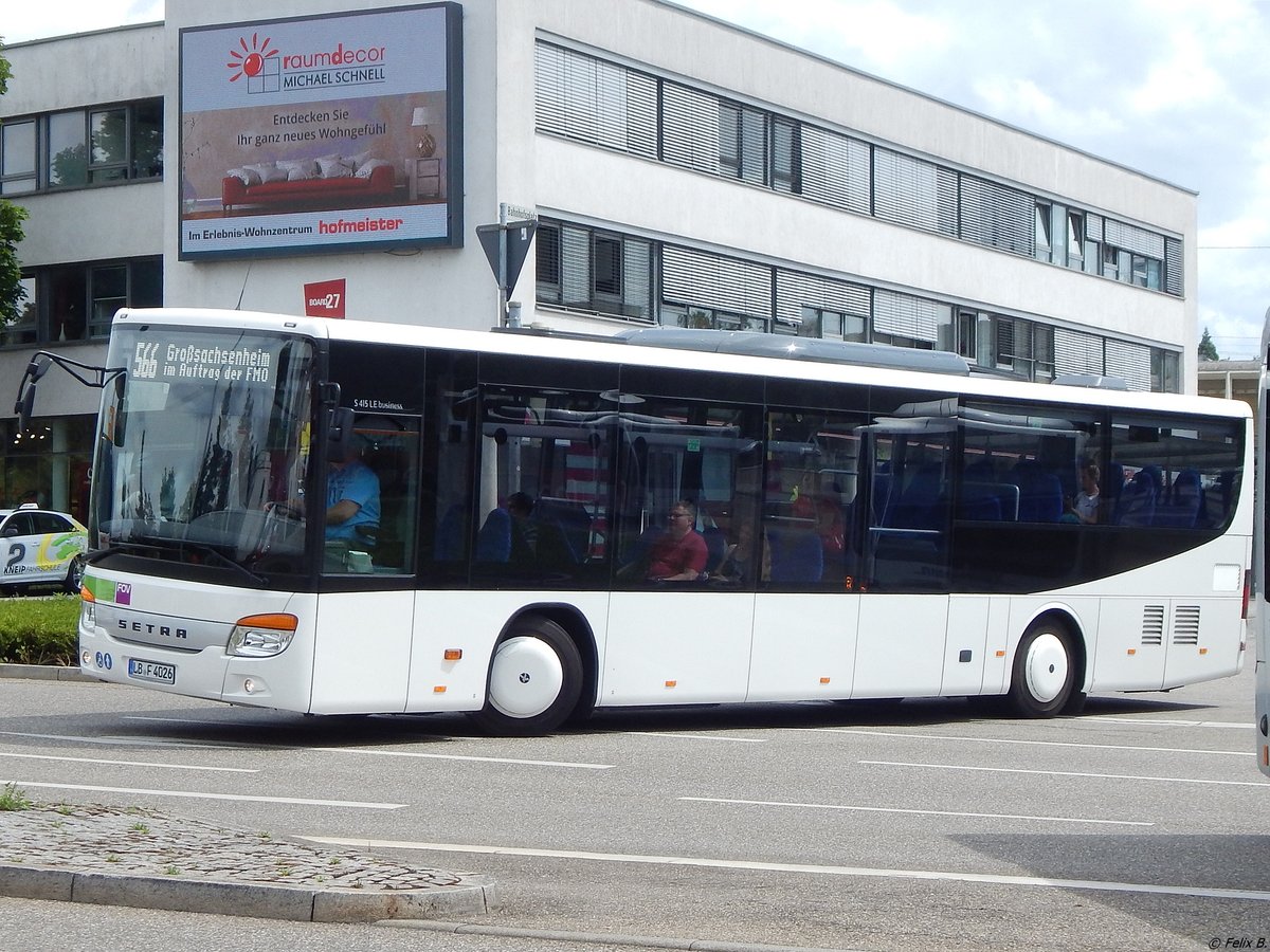 Setra 415 LE Business von Flattich Omnibusverkehre aus Deutschland in Bietigheim-Bissingen.