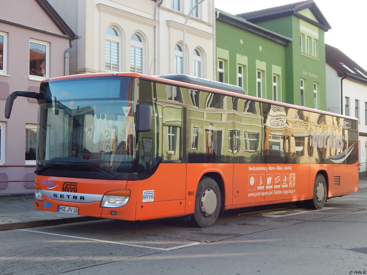 Setra 415 NF der MVVG in Neubrandenburg.