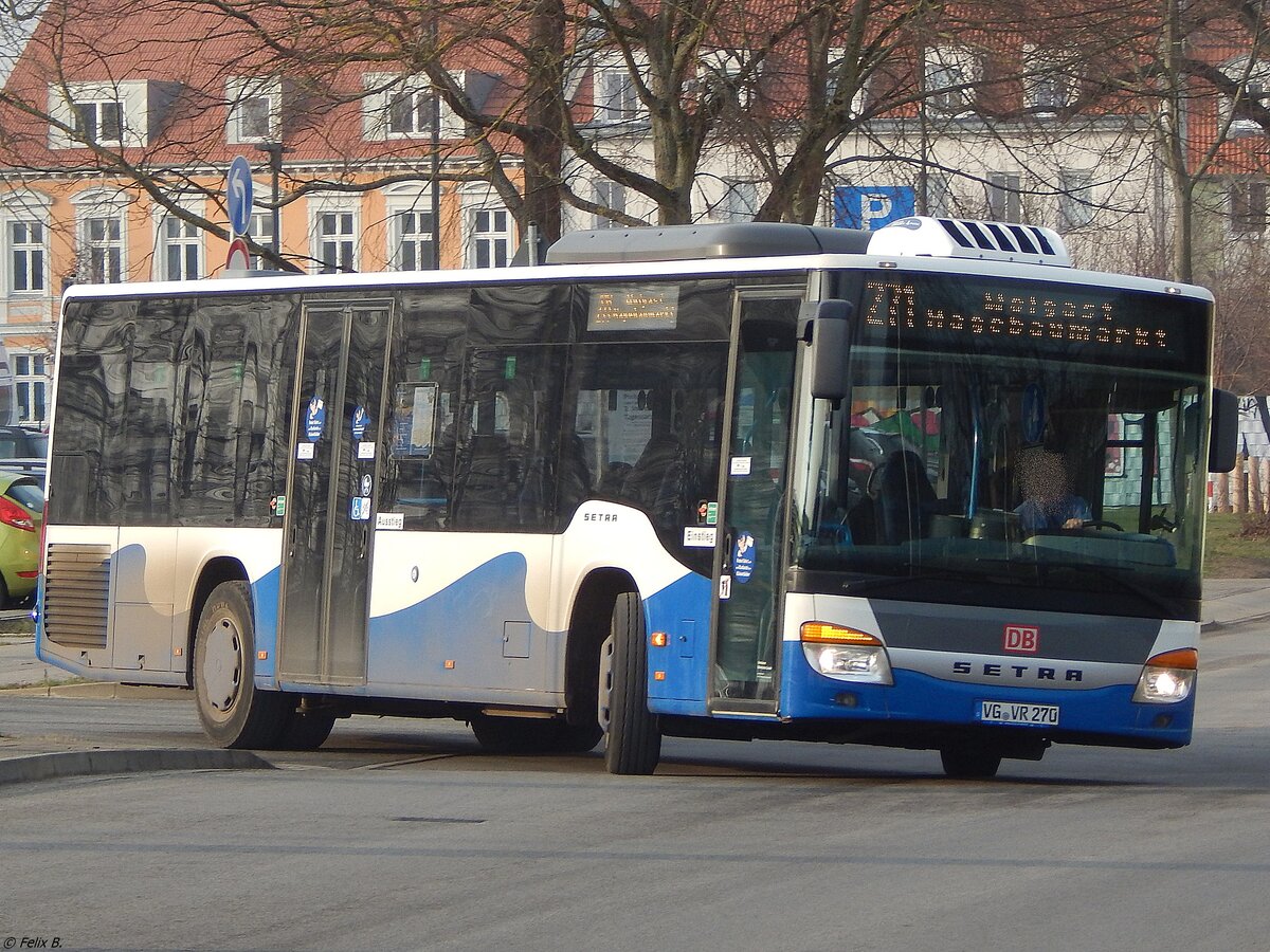 Setra 415 NF von der Usedomer Bäderbahn in Greifswald. 