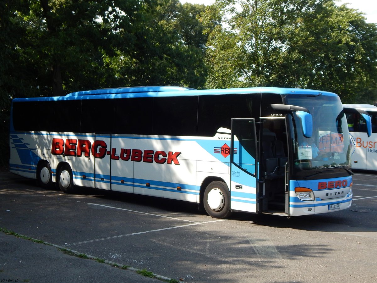 Setra 416 GT-HD von Berg aus Deutschland in Rostock.
