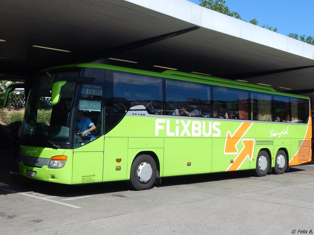 Setra 416 GT-HD von Flixbus/Wricke Touristik aus Deutschland in Berlin.