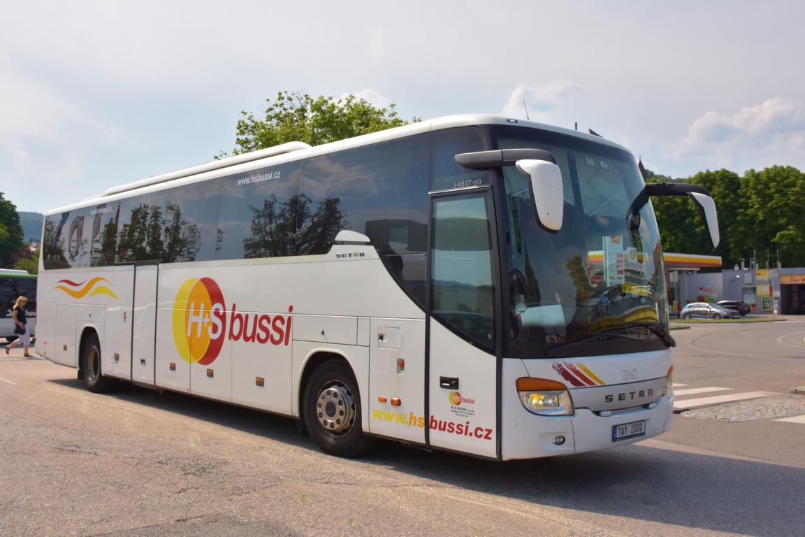 Setra 416 GT- HD von H&S Bussi Reisen aus der CZ 2018 in Krems.