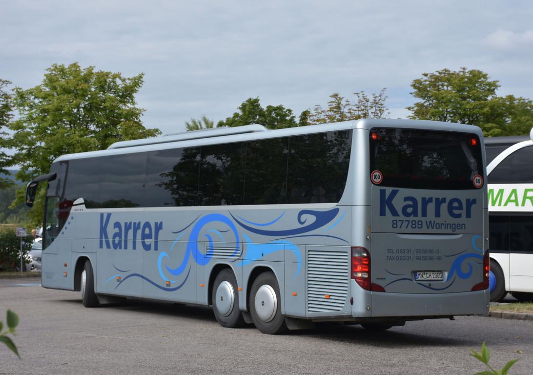 Setra 416 GT-HD von KARRER Reisen aus der BRD 06/2017 in Krems.