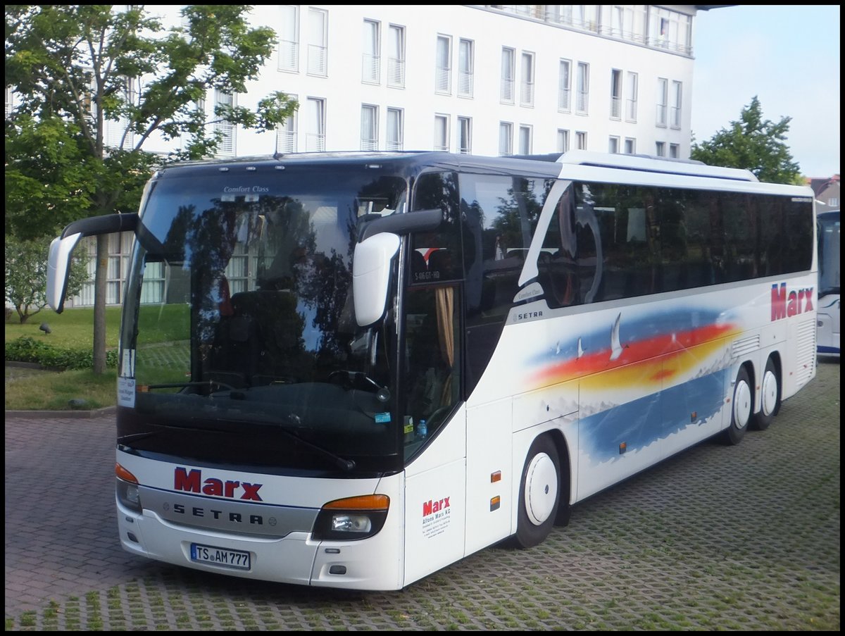 Setra 416 GT-HD von Marx aus Deutschland in Bergen.