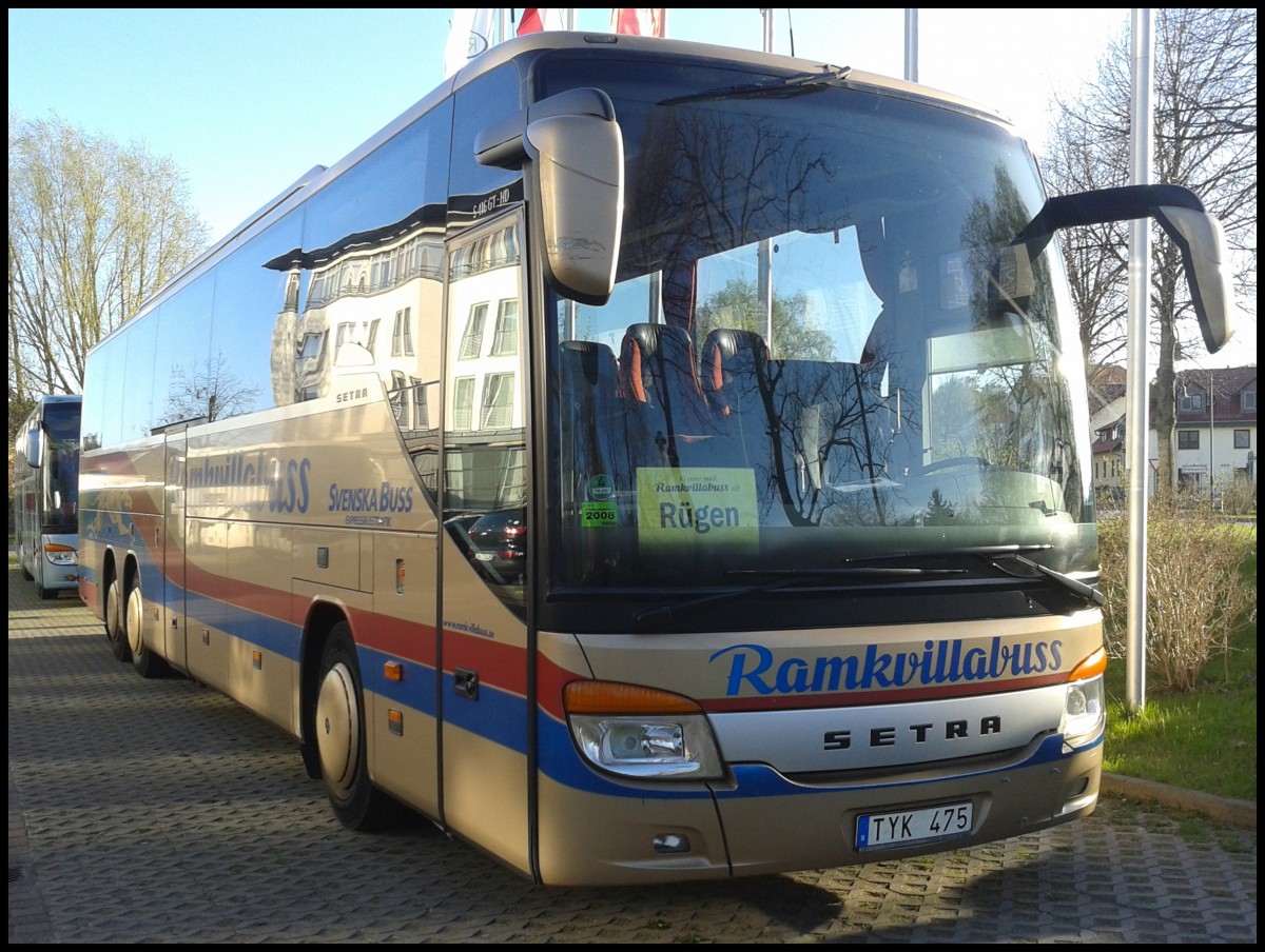Setra 416 GT-HD von Ramkvillabuss aus Schweden in Bergen.