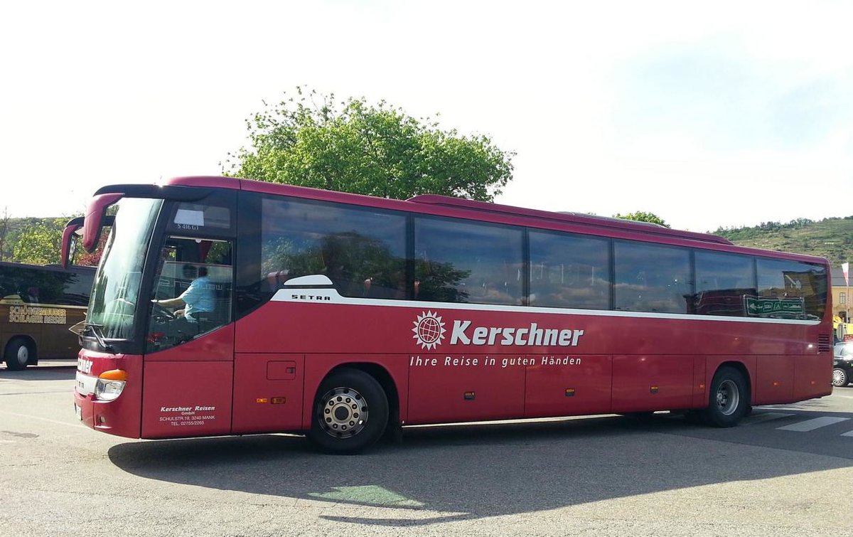 Setra 416 GT von Kerschner Reisen aus N.. 05/2018 in Krems.
