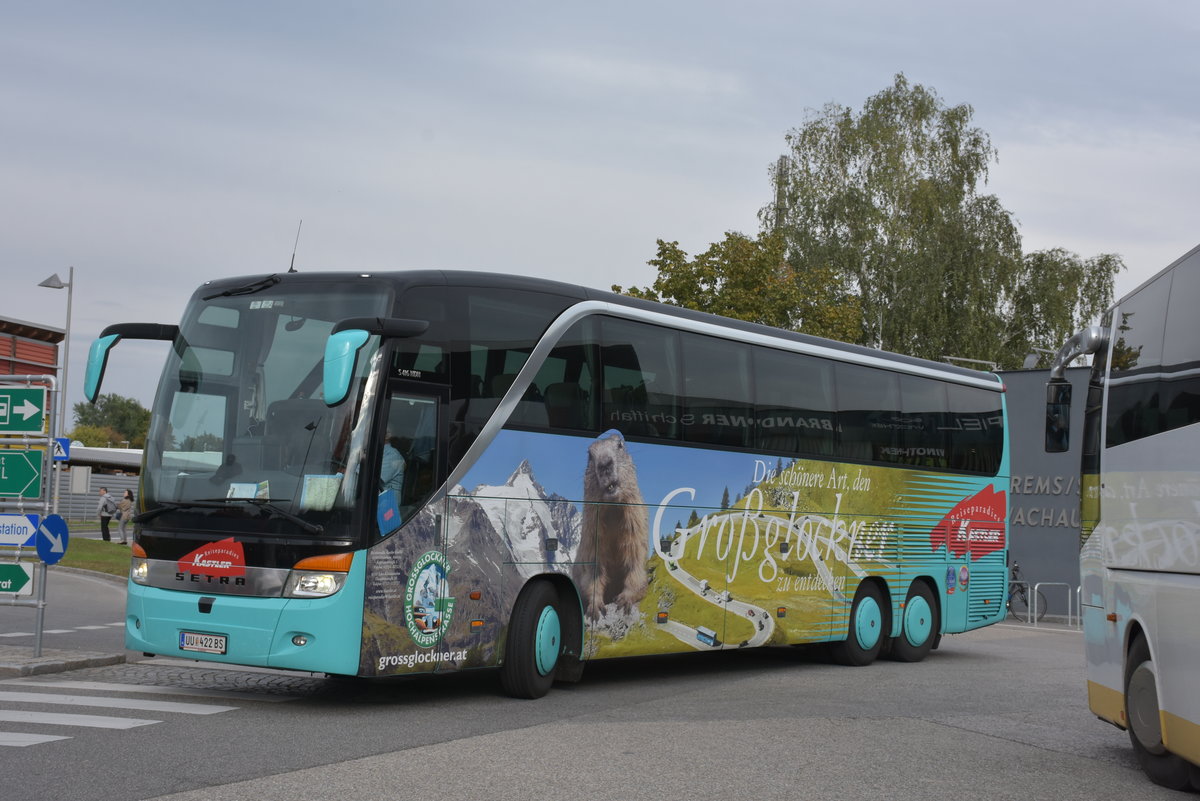 Setra 416 HDH von Kastler Reisen aus sterreich 09/2017 in Krems.