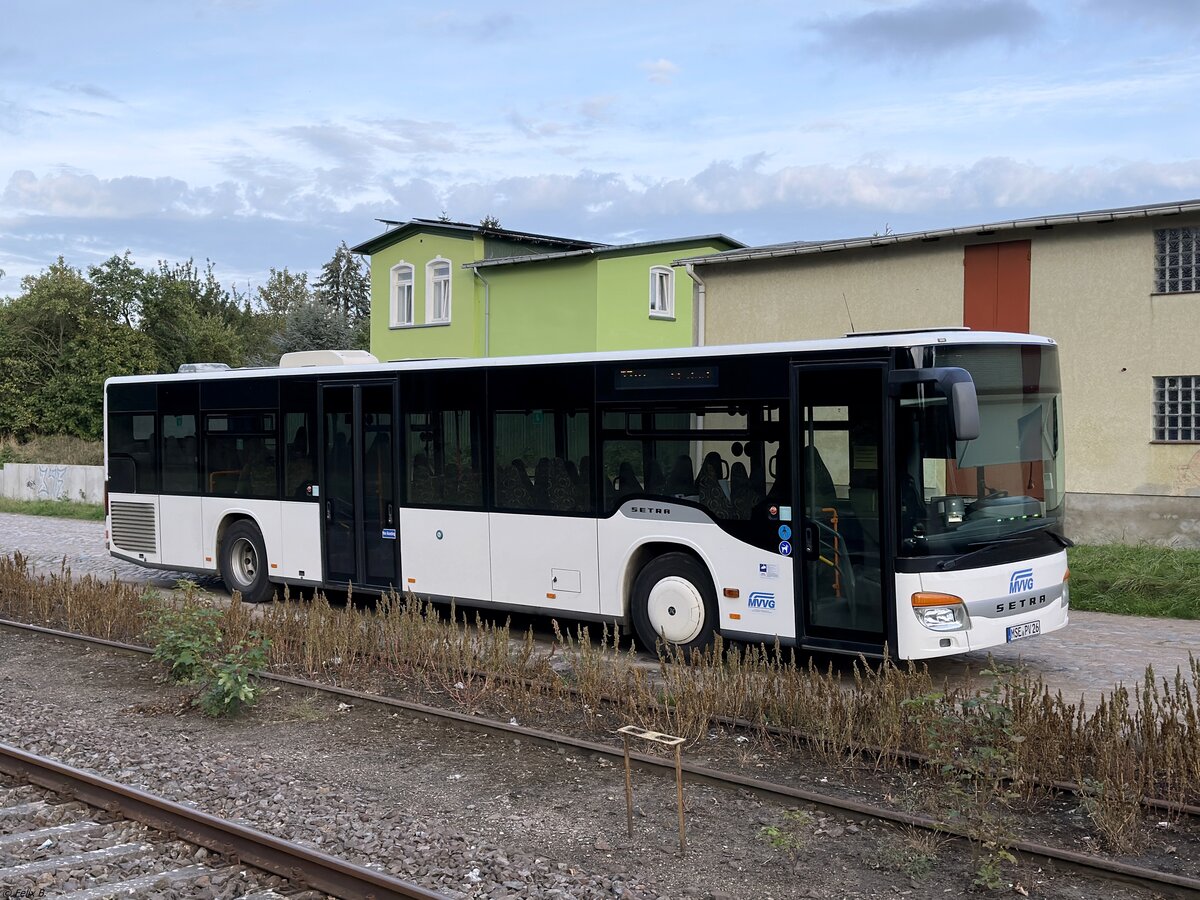 Setra 416 NF der MVVG in Plau am See. 