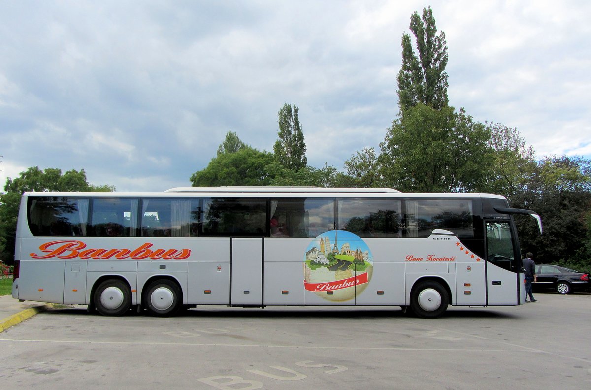 Setra 417 GT-HD von Banbus in Wien gesehen.