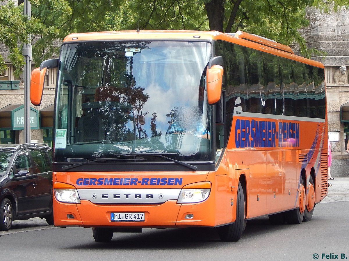 Setra 417 GT-HD von Gersmeier-Reisen aus Deutschland in Berlin.