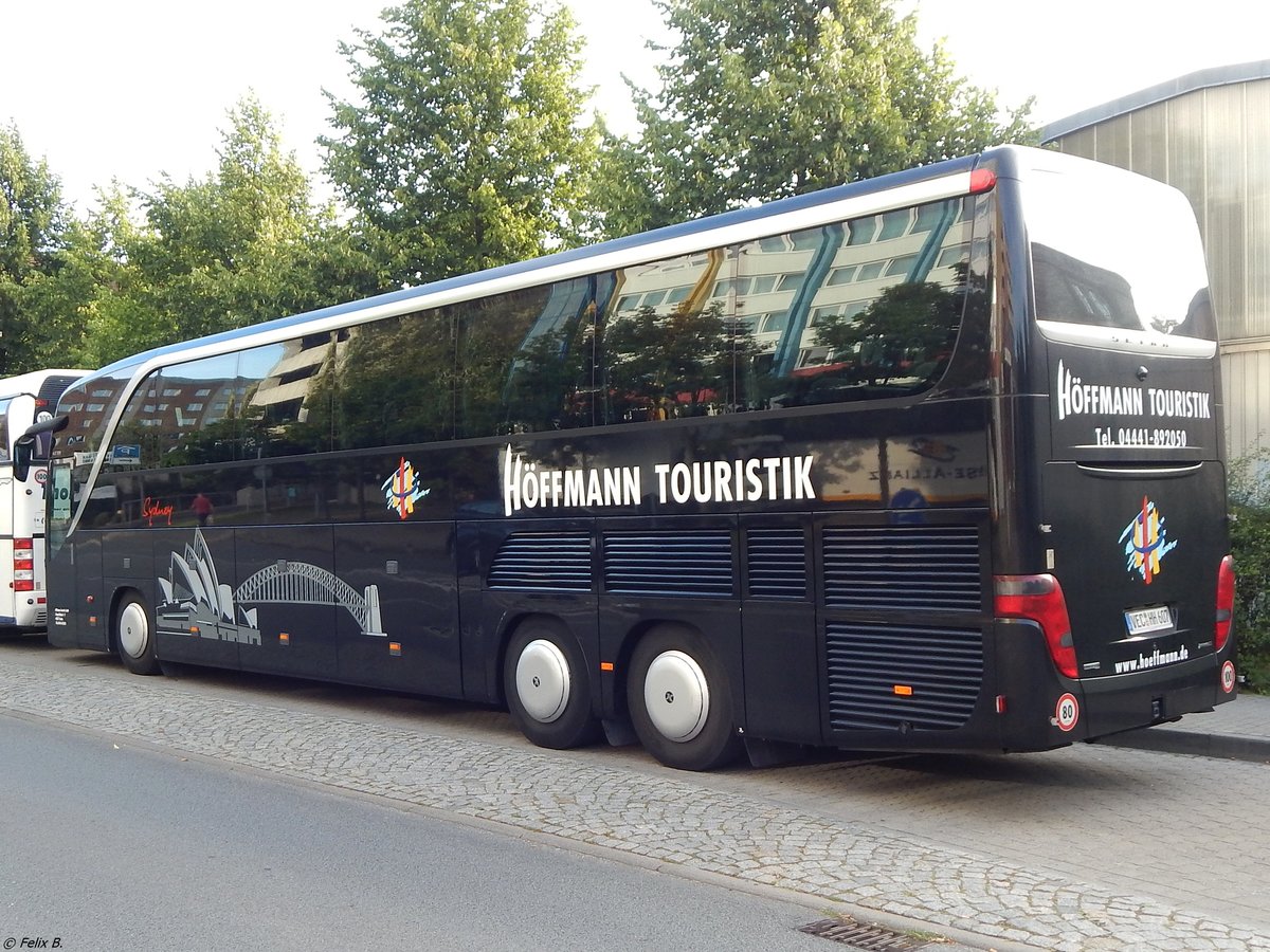 Setra 417 HDH von Höffmann Touristik aus Deutschland in Neubrandenburg.