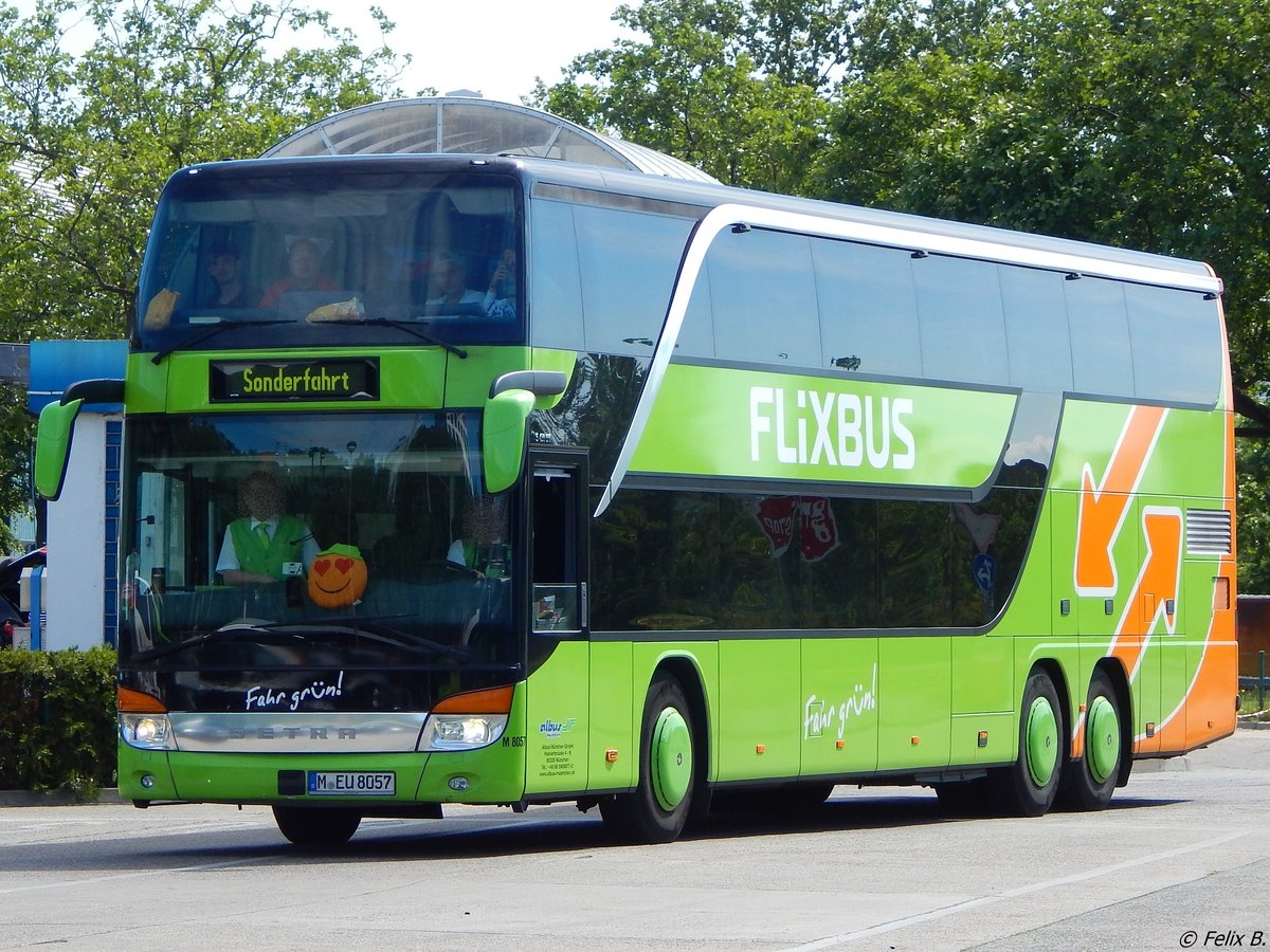 Setra 431 DT von Flixbus/Albus aus Deutschland in Berlin.