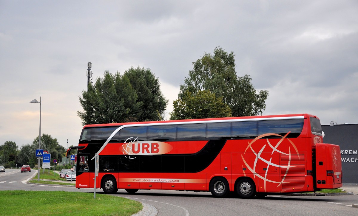 Setra 431 DT von URB / BRD im September 2013 in Krems unterwegs.