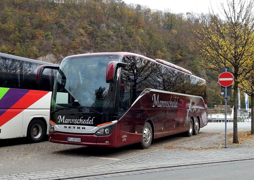 Setra 500er-Serie von Weiermair Reisen aus sterreich 2017 in Passau gesehen.