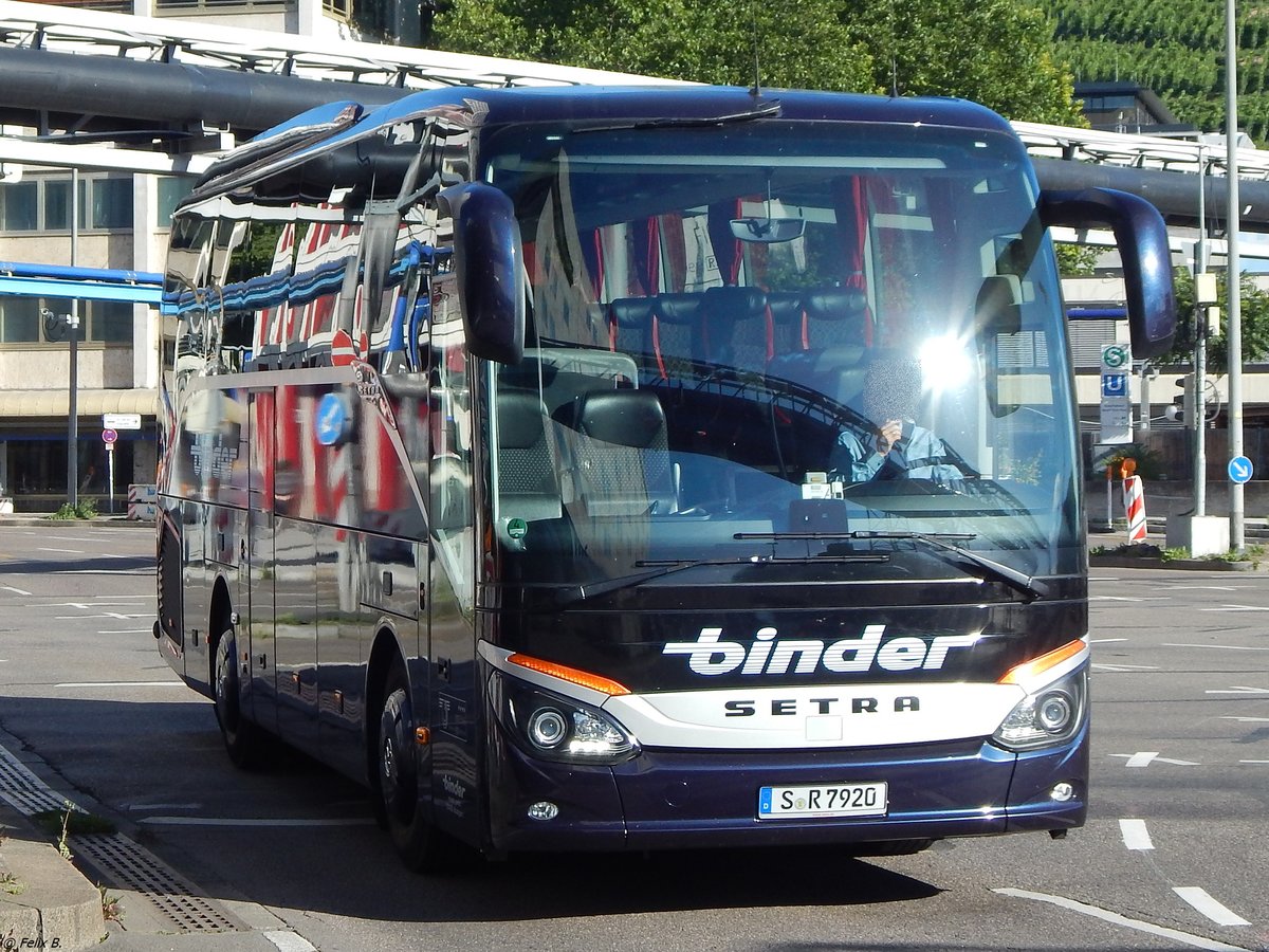 Setra 511 HD von Binder aus Deutschland in Stuttgart.