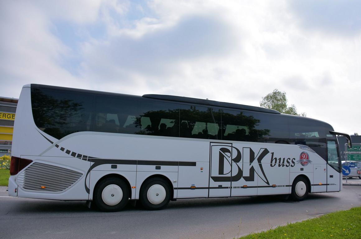 Setra 515 HD von BK Bus aus Schweden in Krems.