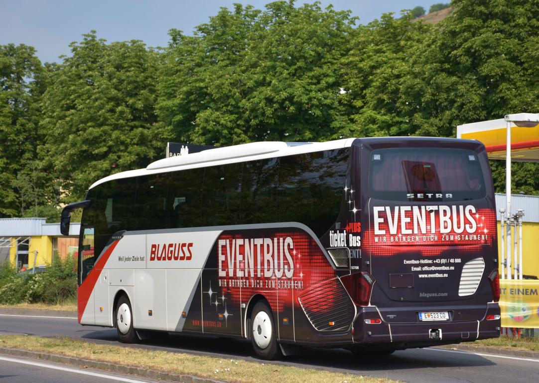 Setra 515 HD von Blaguss Reisen aus dem Burgenland/sterreich 06/2017 in Krems.